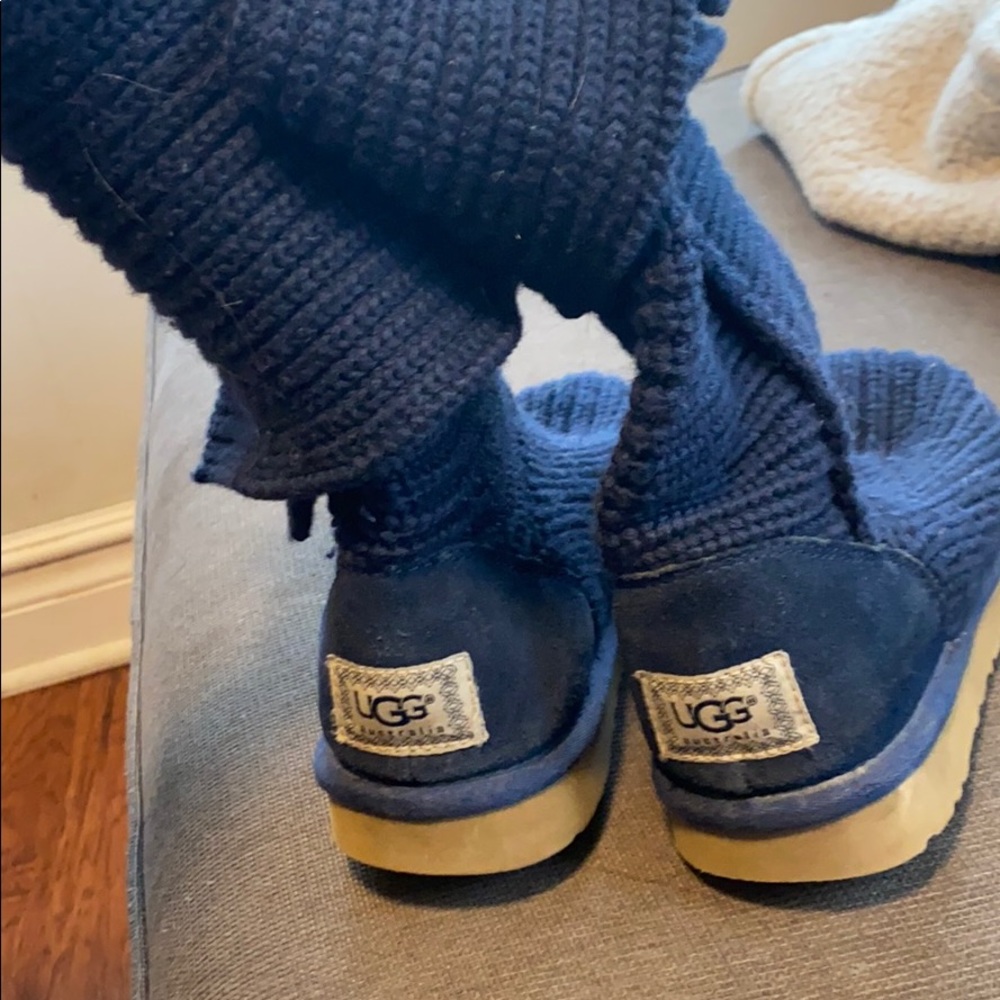 Knit UGG boots